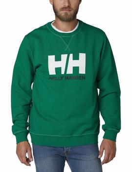 Sudadera Helly Hansen Logo verde hombre