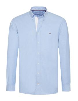 Camisa Tommy Hilfiger Organic Oxford azul hombre
