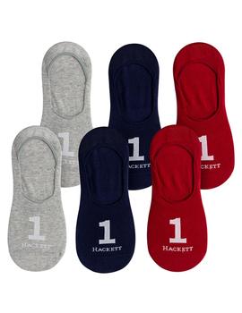 Pack 6 Calcetines Invisibles Hackett Numbers multi hombre