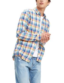 Camisa Tommy Jeans Essential Big Check multicolor hombre