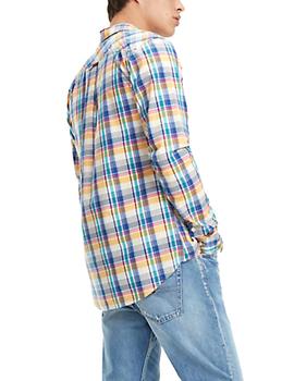 Camisa Tommy Jeans Essential Big Check multicolor hombre