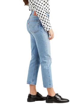 Vaqueros Levi’s 501 Crop Authentically Yours azul mujer