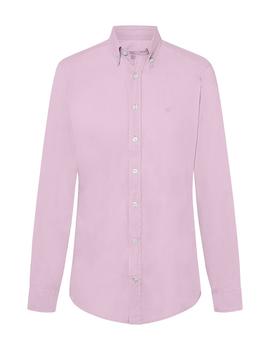 Camisa Hackett Dye Delave Oxford rosa hombre