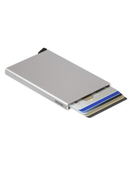 Tarjetero Secrid Cardprotector aluminio plateado