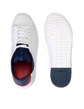 Zapatillas Lacoste Carnaby Evo Light blanco/azul/rojo hombre