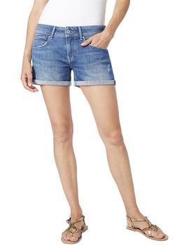 Shorts Pepe Jeans Siouxie denim azul mujer