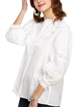 Camisa Naf Naf KENC106A blanco mujer