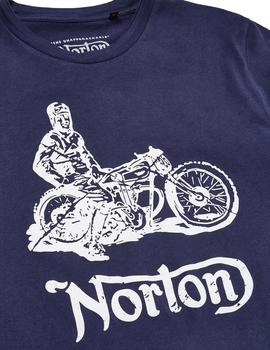 Camiseta Norton Davis marino hombre