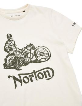 Camiseta Norton Davis crudo hombre