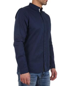 Camisa Tommy Jeans Solid Twill marino hombre