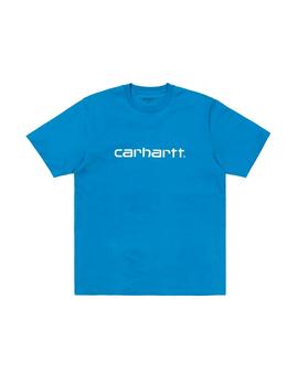 Camiseta Carhartt Script azulón hombre