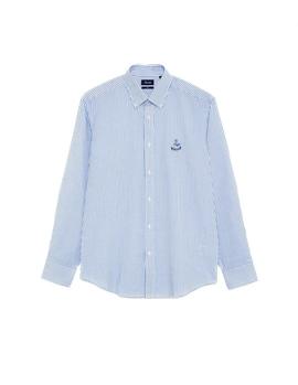 Camisa Façonnable Club Birdie 11 rayas azul/blanco hombre