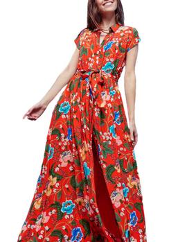 Vestido Naf Naf KENR165AD Flores multicolor mujer