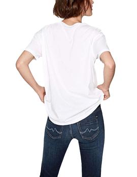 Camiseta Pepe Jeans Marina blanco mujer