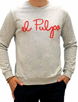 Felpa El Pulpo Logo Cadeneta gris hombre