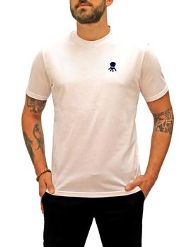 Camiseta El Pulpo Logo pequeño blanco hombre