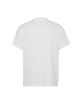Camiseta Tommy Jeans Logo Print blanco hombre