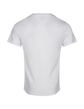 Camiseta Tommy Jeans TJW Badge blanco hombre