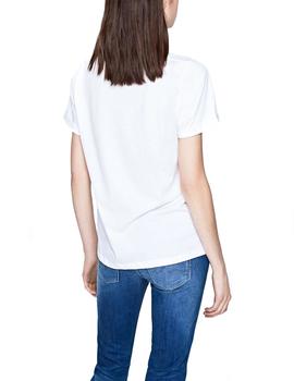 Camiseta Pepe Jeans Adette blanco mujer