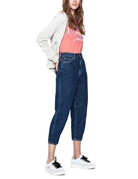 Vaqueros Pepe Jeans Casey Mom Fit azul mujer