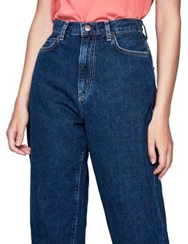 Vaqueros Pepe Jeans Casey Mom Fit azul mujer