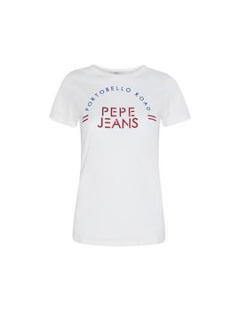Camiseta Pepe Jeans Adalyn blanco mujer