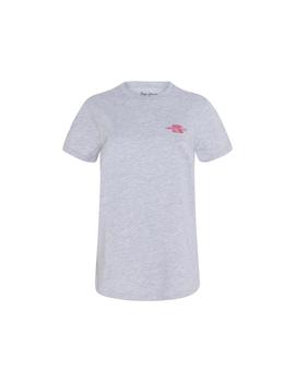 Camiseta Pepe Jeans Alisson gris mujer