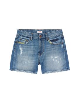 Shorts Pepe Jeans Mable Worn azul mujer